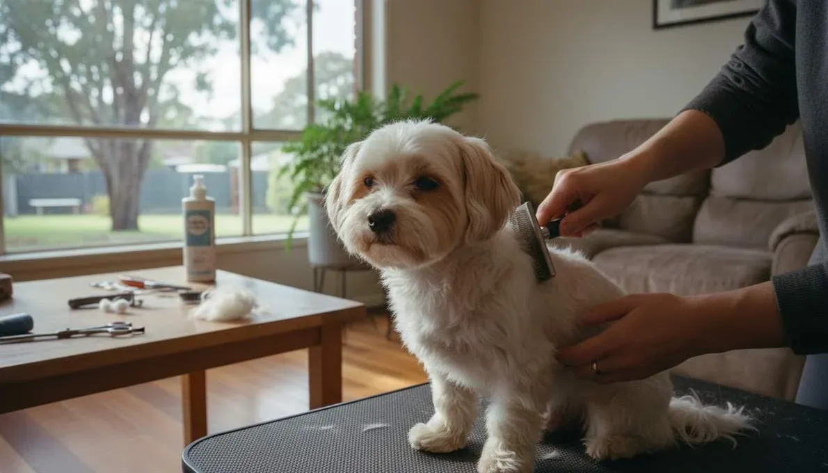 Morkie Grooming Brushing