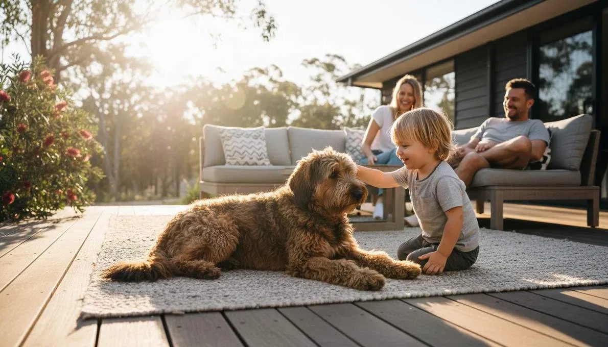 Mudi Dog Family Lifestyle