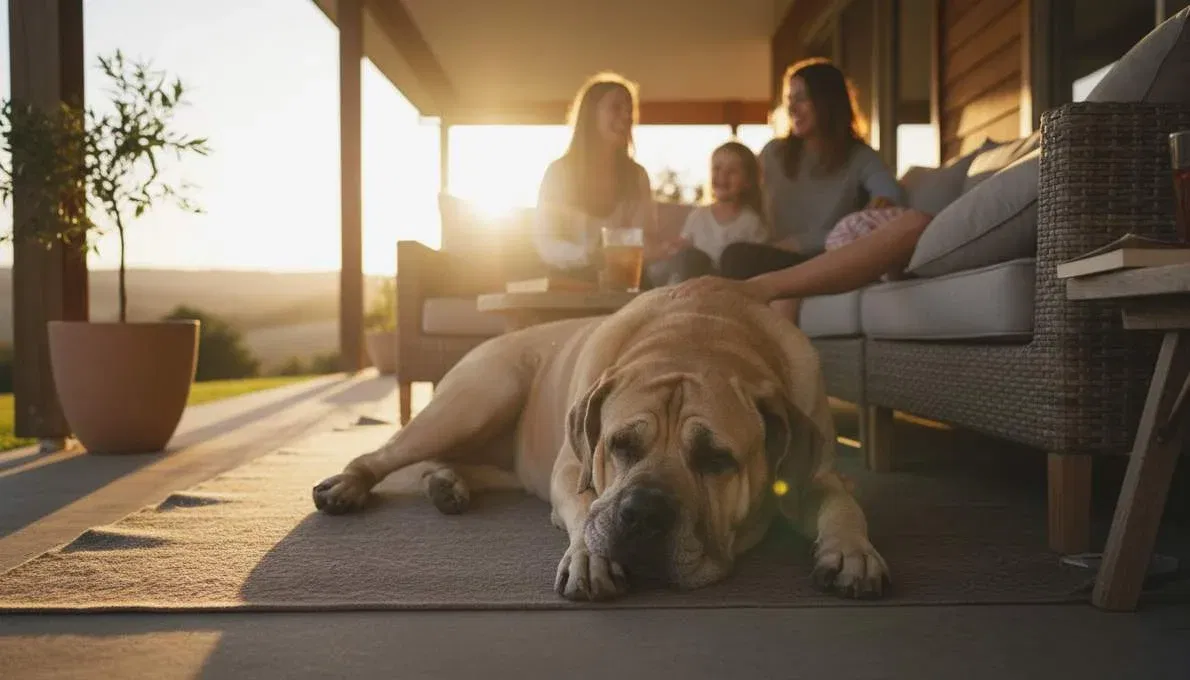 Neapolitan Mastiff Family Lifestyle