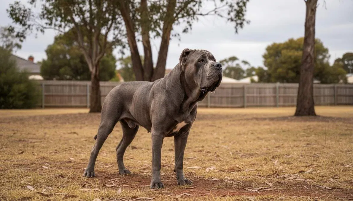 Neapolitan Mastiff Training Sit
