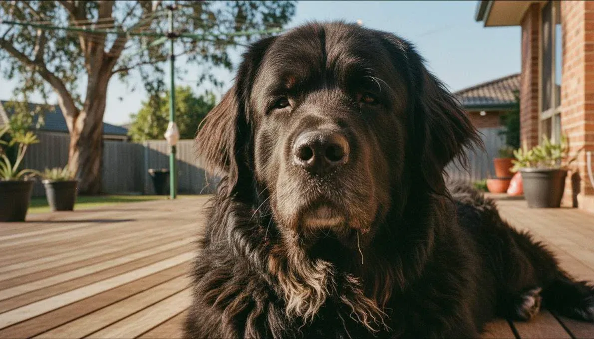 Newfoundland Dog Featured Closeup