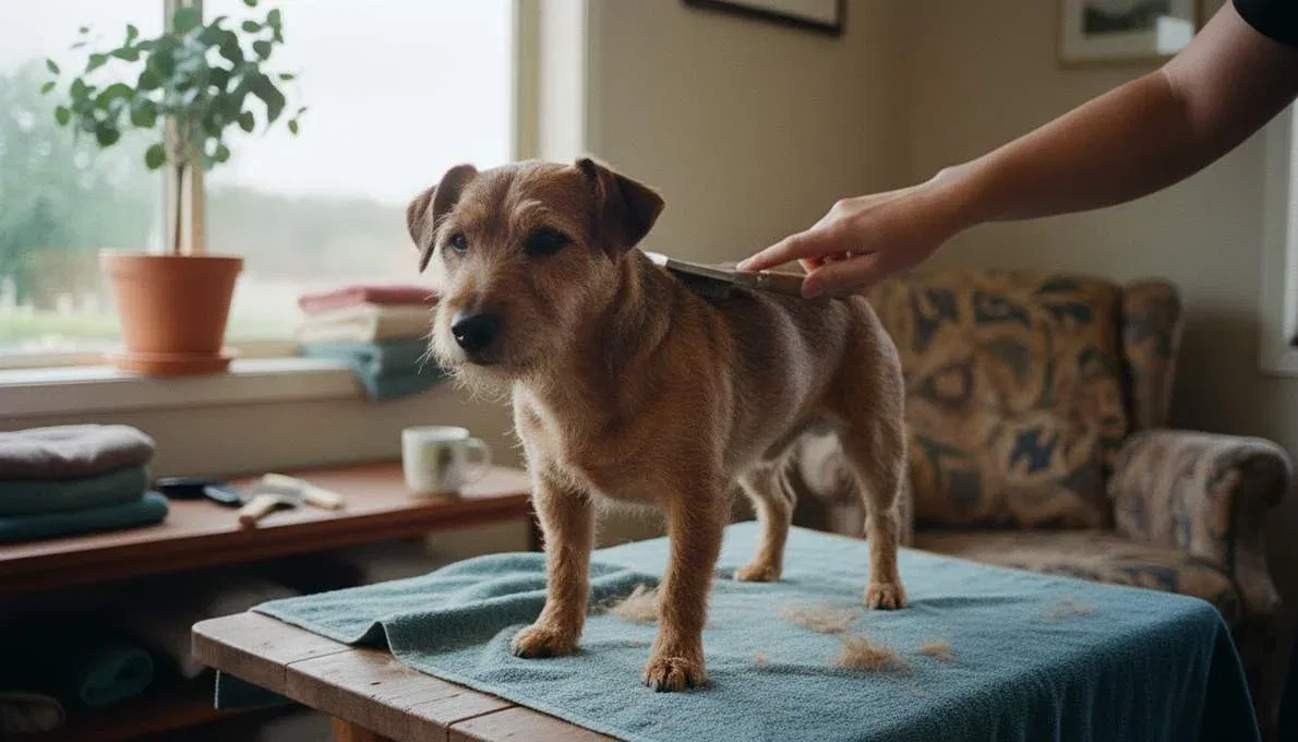 norfolk-terrier-grooming-brushing Norfolk Terrier Grooming Brushing