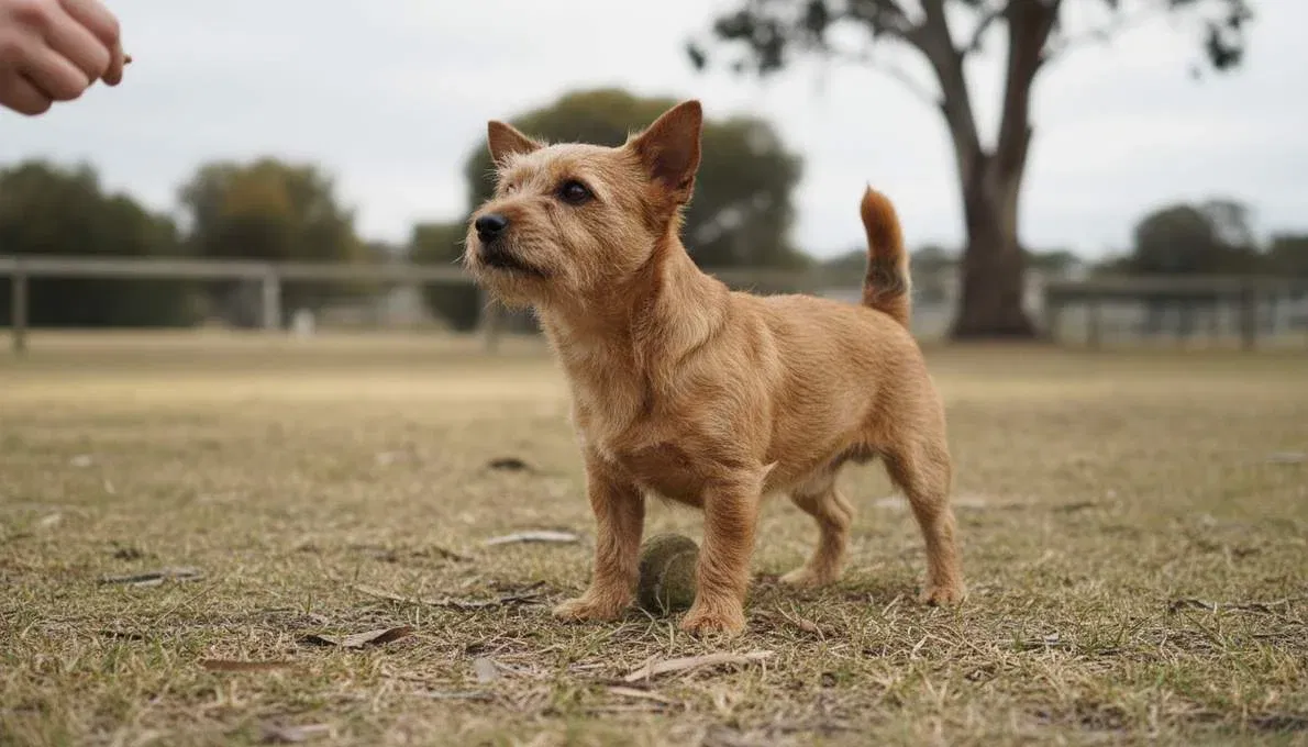Norwich Terrier Training Sit