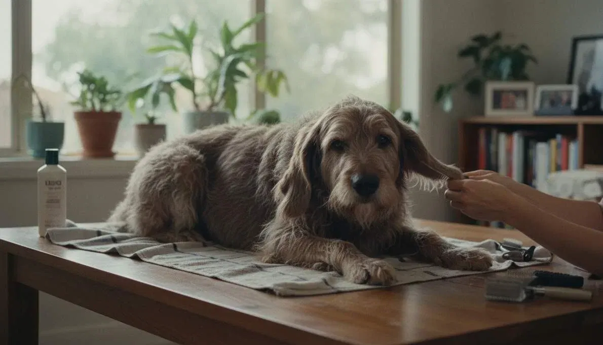 otterhound-grooming-brushing Otterhound Grooming Brushing