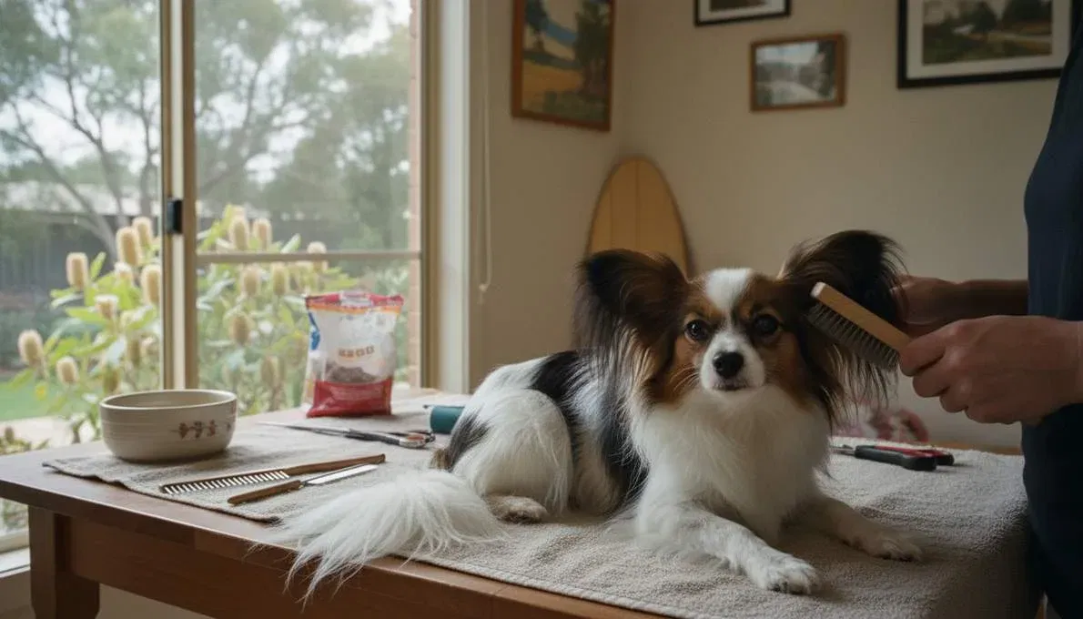 Papillon Grooming Brushing