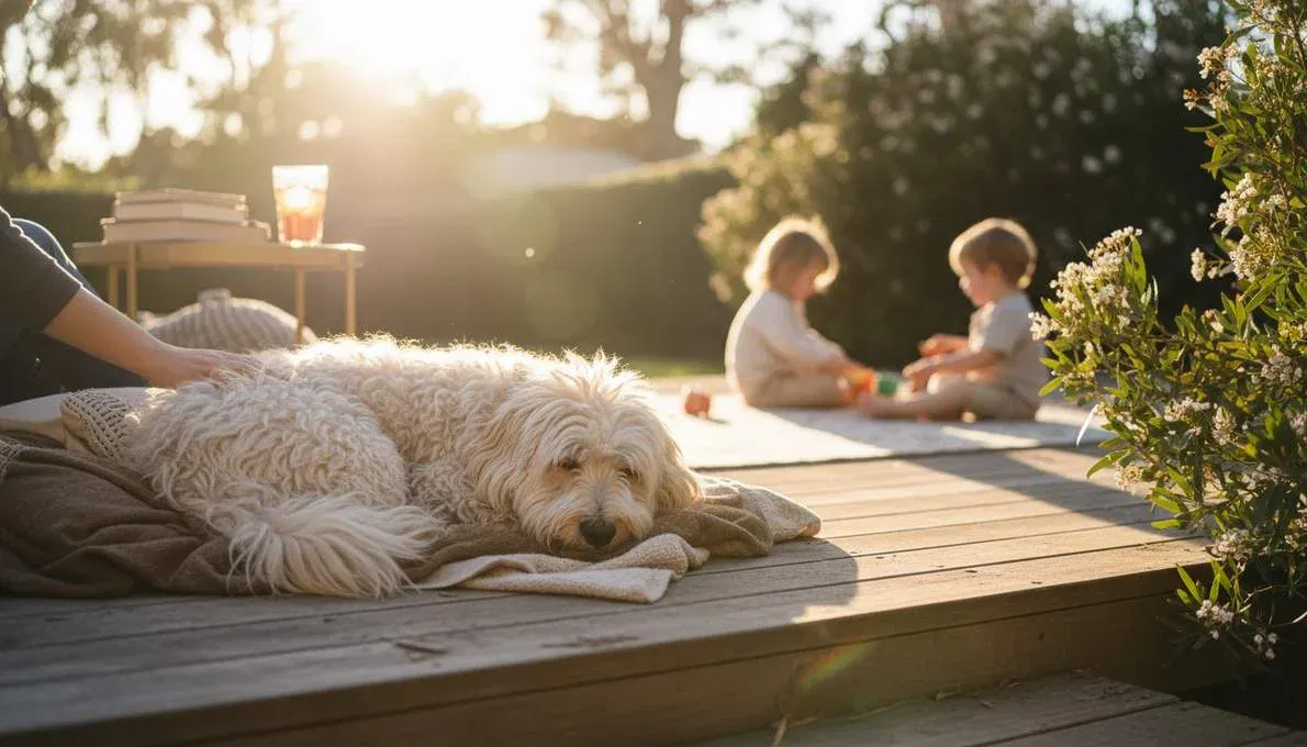 Puli Dog Family Lifestyle