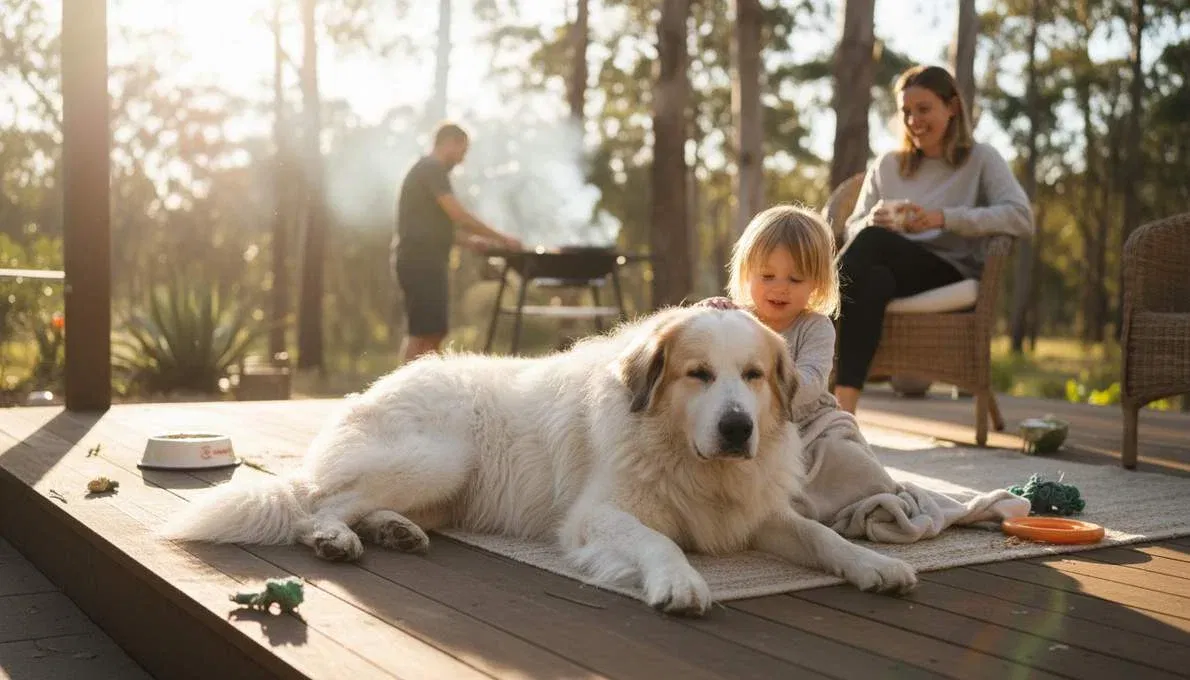 Pyrenean Mountain Dog Family Lifestyle