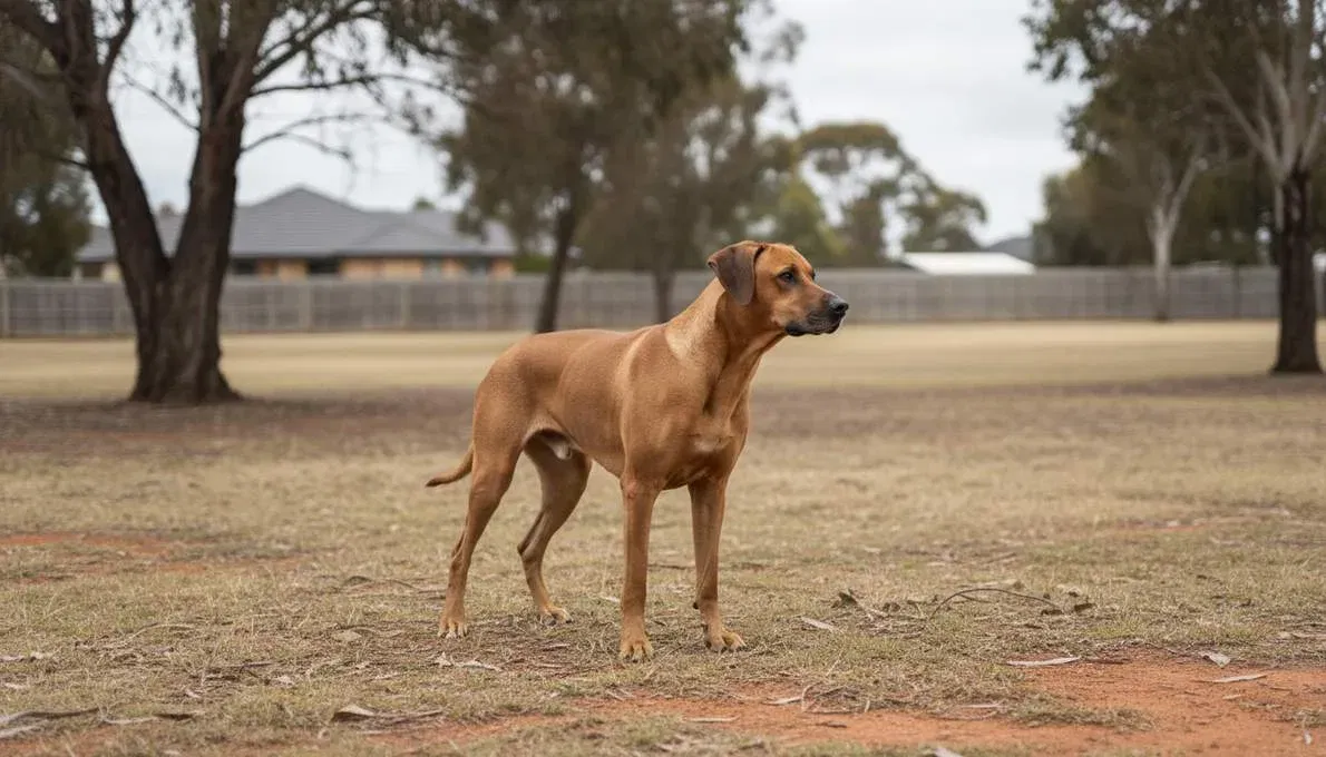 rhodesian-ridgeback-training-sit Rhodesian Ridgeback Training Sit