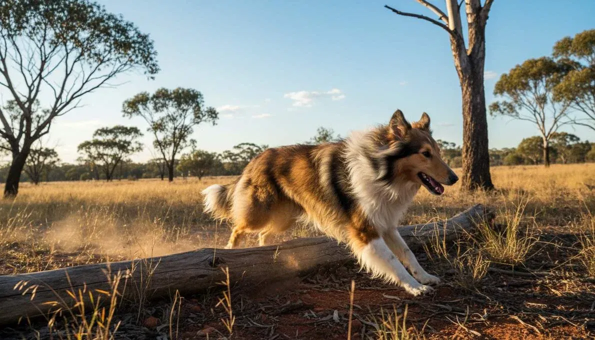 Rough Collie Exercise Running