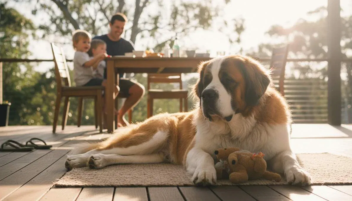 Saint Bernard Family Lifestyle