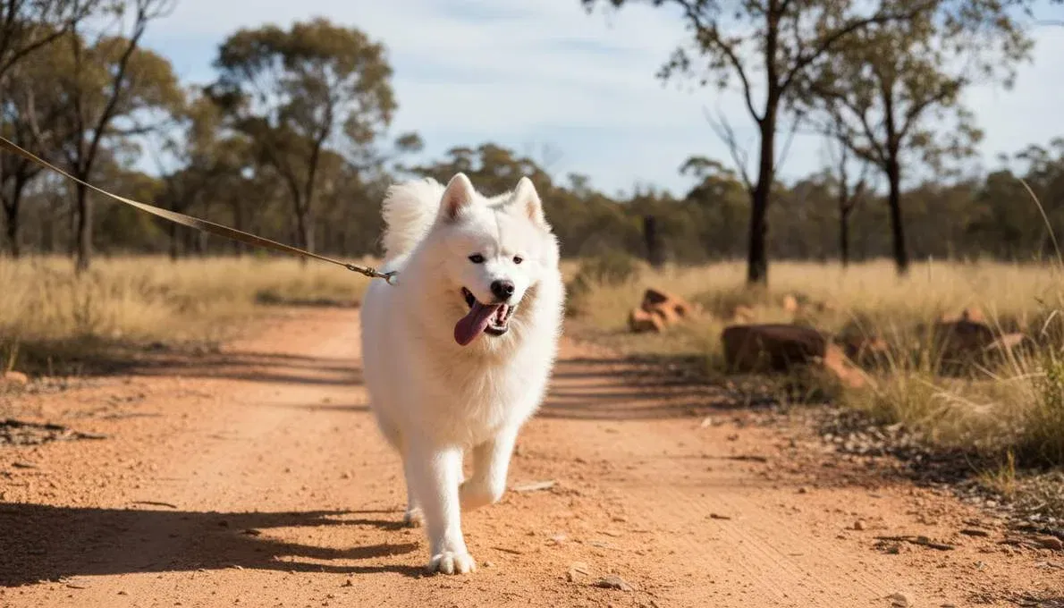 samoyed-exercise-running Samoyed Exercise Running