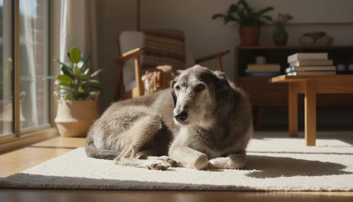 scottish-deerhound-lifespan-senior Scottish Deerhound Lifespan Senior