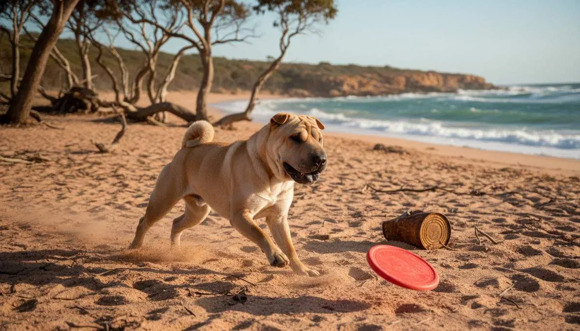 shar-pei-temperament-playing Shar Pei Temperament Playing