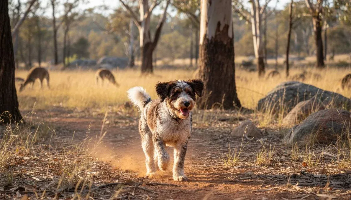 Spanish Water Dog Exercise Running