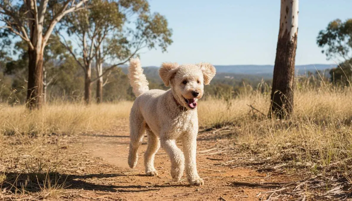 Standard Poodle Exercise Running