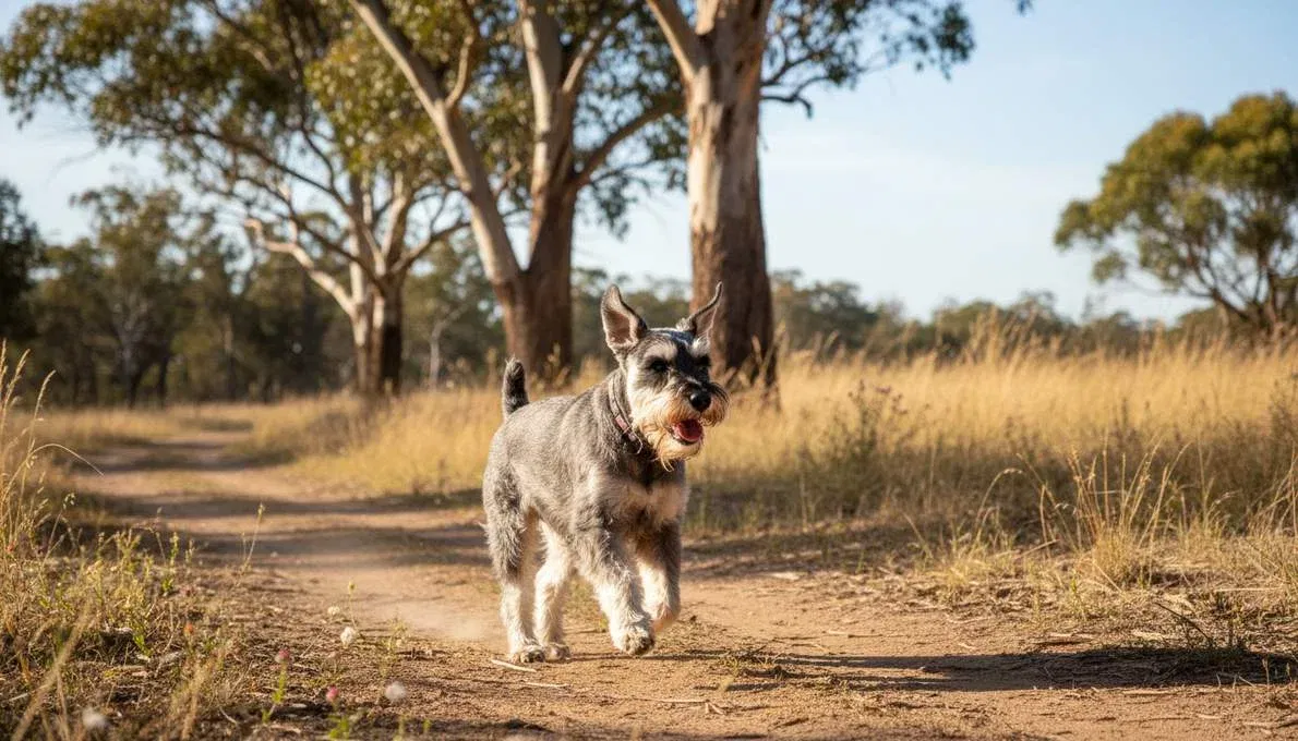 Standard Schnauzer Exercise Running