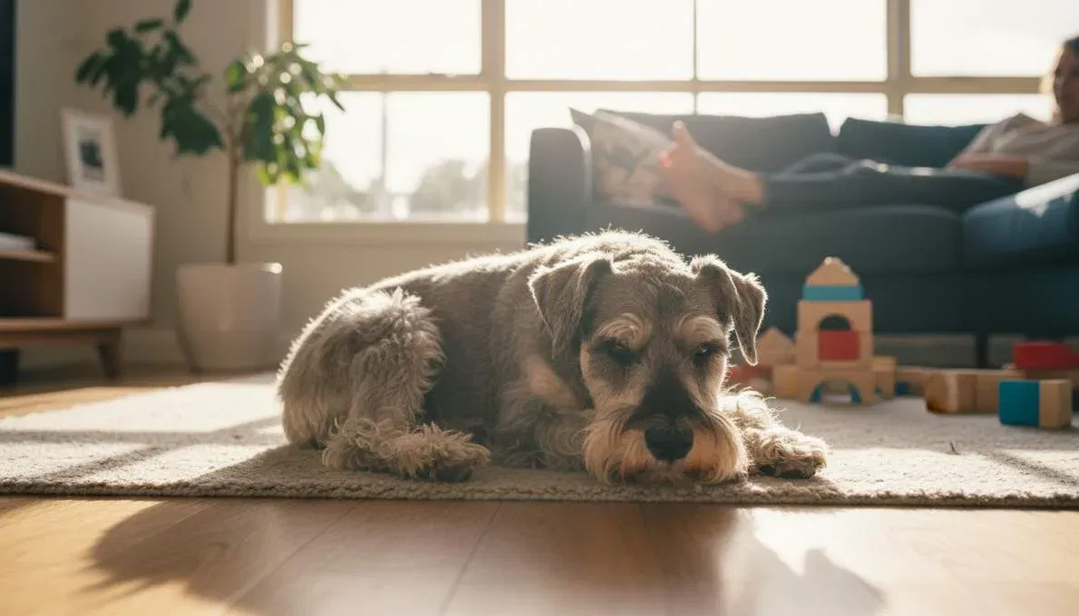 Standard Schnauzer Family Lifestyle
