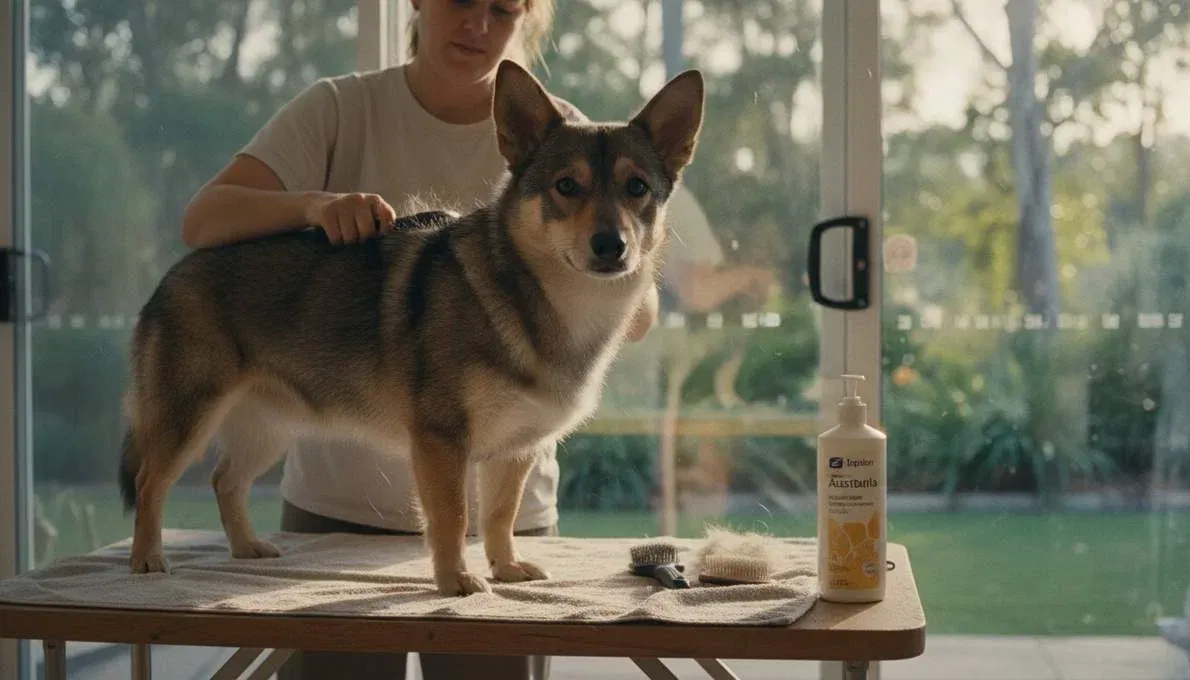 swedish-vallhund-grooming-brushing Swedish Vallhund Grooming Brushing