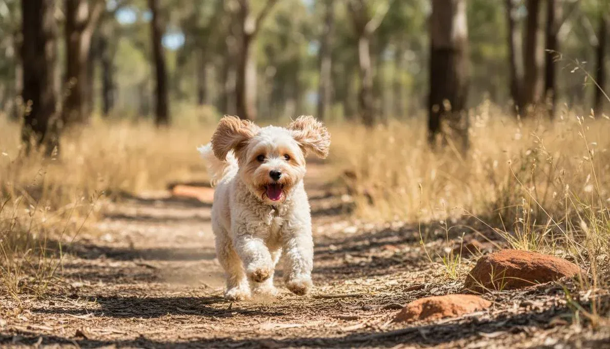 Teacup Cavoodle Exercise Running