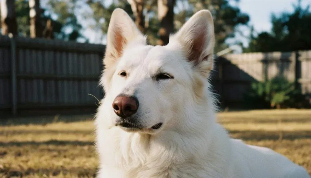 White Swiss Shepherd Featured Closeup