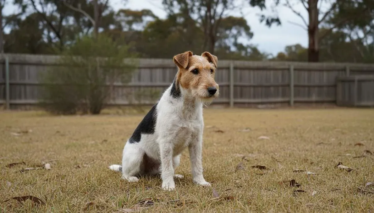 Wire Fox Terrier Training Sit
