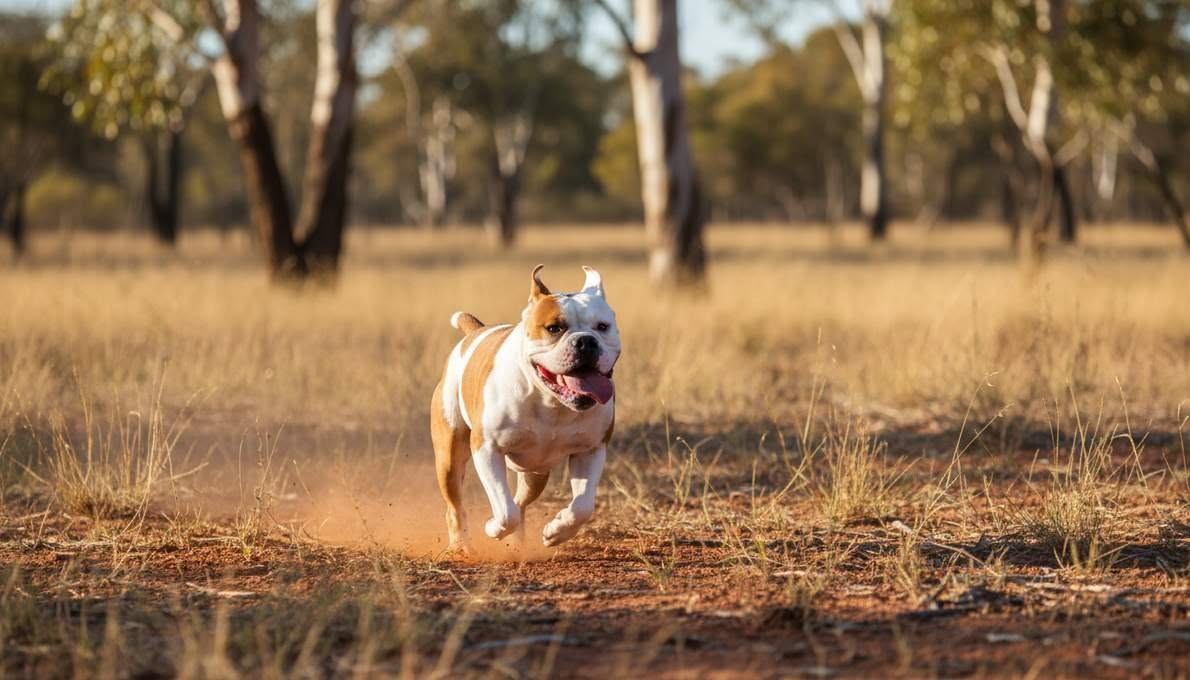 American Bulldog Exercise Running