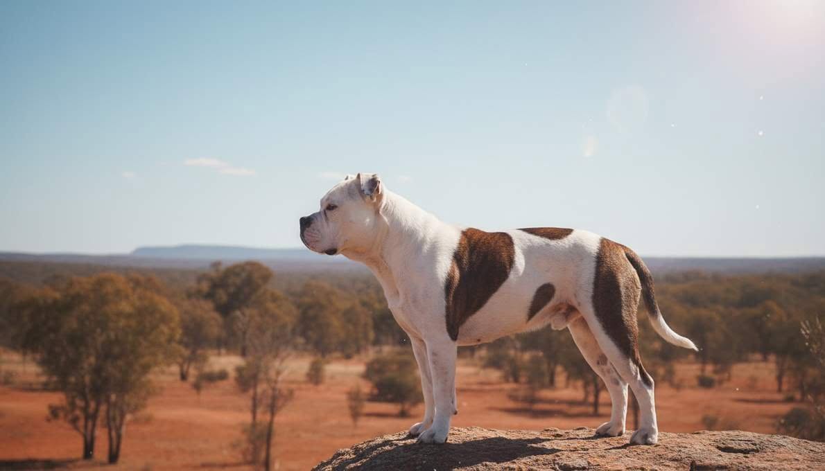 American Bulldog Profile Side