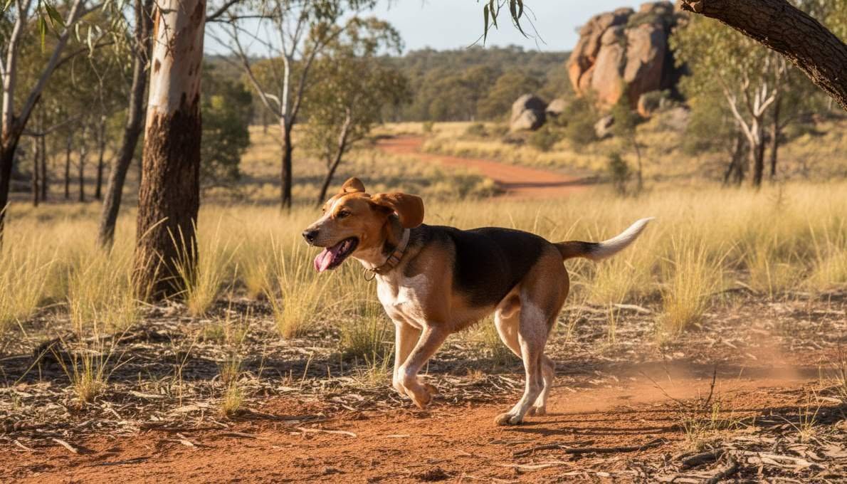 American Foxhound Exercise Running