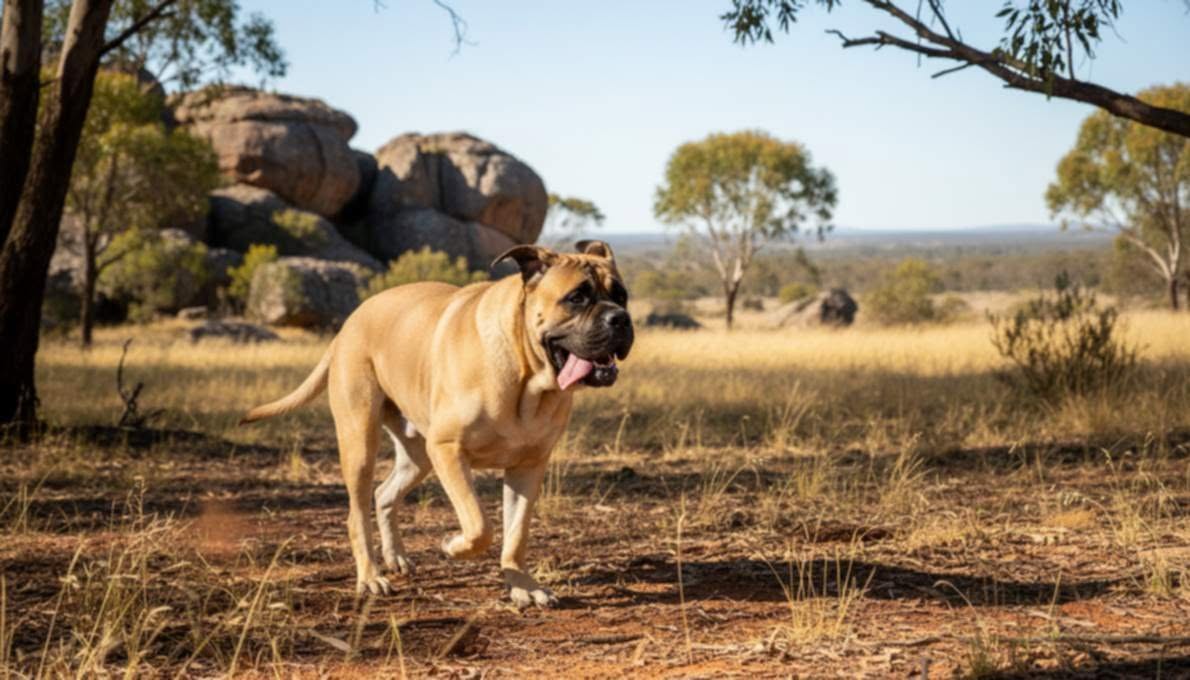 English Mastiff Exercise Running