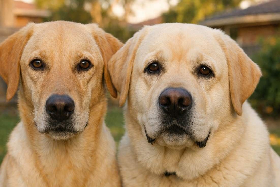 American Lab With English Lab