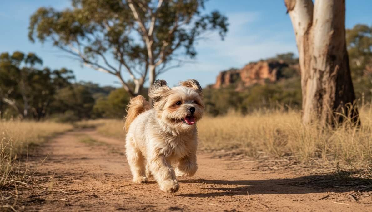 Lhasa Apso Exercise Running
