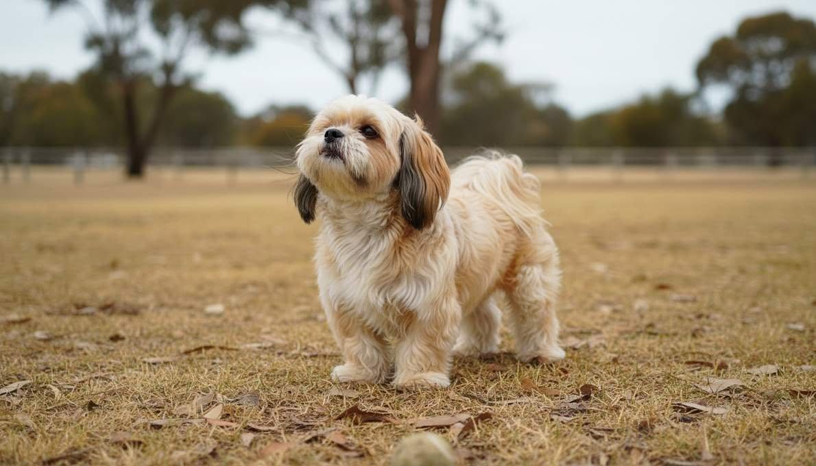 Lhasa Apso Training Sit
