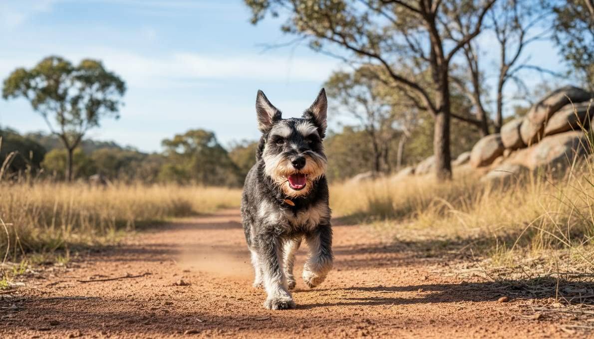 miniature-schnauzer-exercise-running Miniature Schnauzer Exercise Running