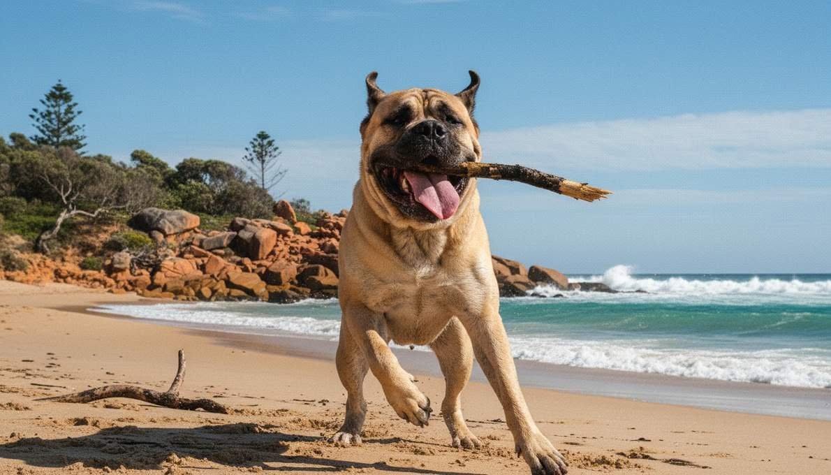 neapolitan-mastiff-temperament-playing Neapolitan Mastiff Temperament Playing