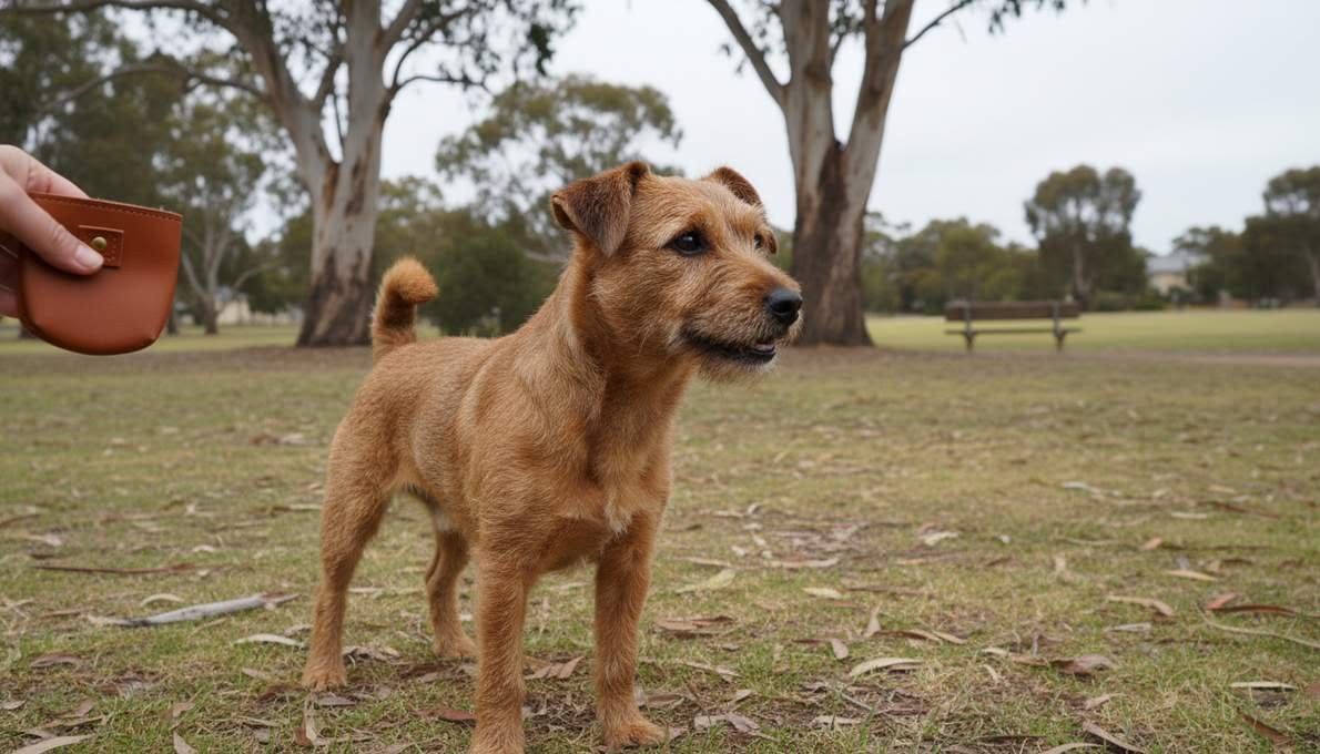 Norfolk Terrier Training Sit