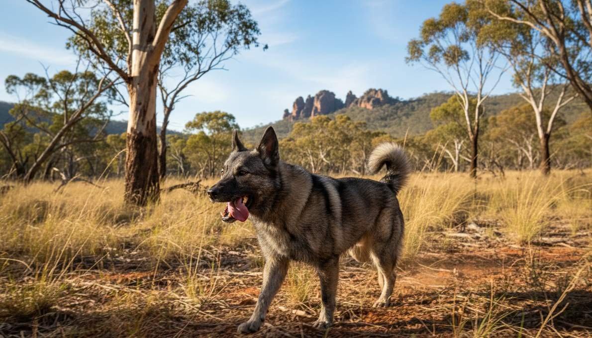 Norwegian Elkhound Exercise Running
